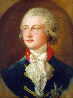 George IV, when Prince of Wales, 1782 | Gainsborough | Giclée Leinwand Kunstdruck