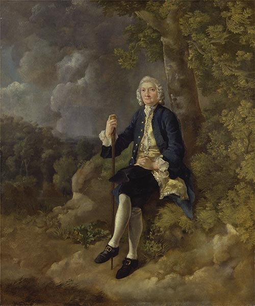 Clayton Jones, c.1744/45 | Gainsborough | Giclée Leinwand Kunstdruck