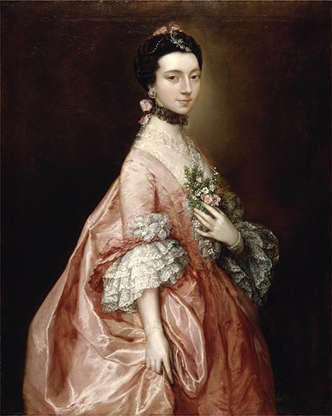 Mary Little, later Lady Carr, c.1765 | Gainsborough | Giclée Leinwand Kunstdruck