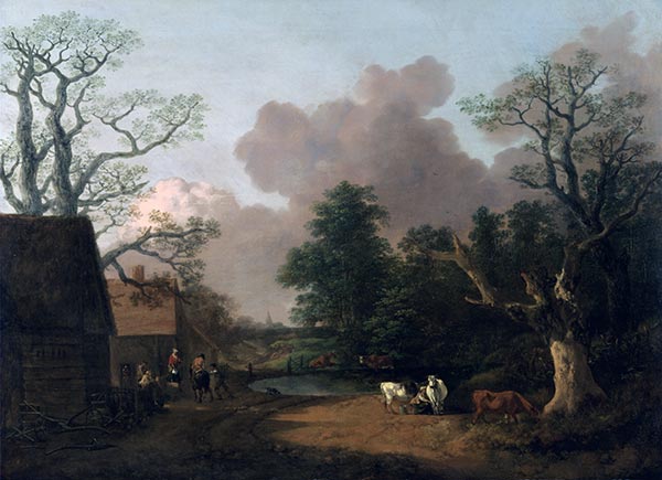 Landschaft mit Magd, c.1754/56 | Gainsborough