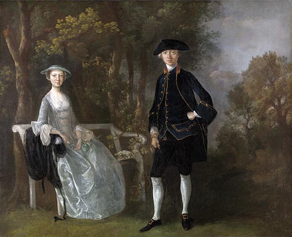 Lady Lloyd and Her Son, Richard Savage Lloyd of Hintlesham Hall, Suffolk, c.1745/1746 | Gainsborough | Giclée Canvas Print