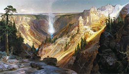 The Grand Canyon of the Yellowstone, 1872 by Thomas Moran | Canvas Print