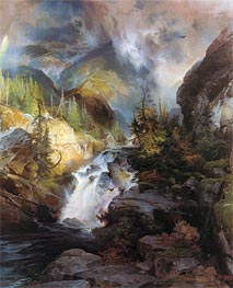 Children of the Mountain, 1866 by Thomas Moran | Canvas Print