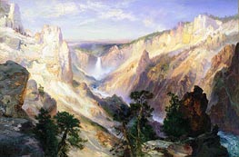 Grand Canyon of the Yellowstone, Wyoming | Thomas Moran | Painting Reproduction