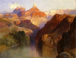 Zoroaster Peak (Grand Canyon, Arizona), 1918 by Thomas Moran | Canvas Print