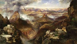 Grand Canyon of the Colorado River, c.1892/08 von Thomas Moran | Leinwand Kunstdruck