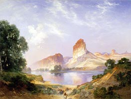 An Indian Paradise (Green River, Wyoming) | Thomas Moran | Gemälde Reproduktion