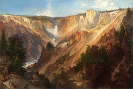 The Grand Canyon of the Yellowstone, c.1893/01 by Thomas Moran | Canvas Print