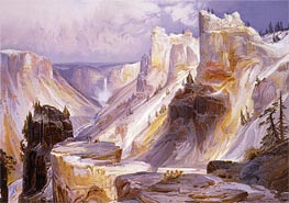 The Grand Canon, Yellowstone | Thomas Moran | Gemälde Reproduktion