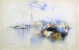 Basin of San Marco | Thomas Moran | Gemälde Reproduktion