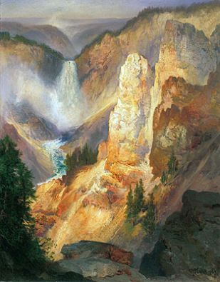 Grand Canyon of the Yellowstone • Thomas Moran • Canvas Print