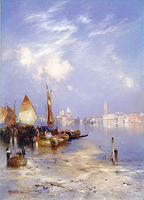 A View of Venice, 1891 | Thomas Moran | Giclée Leinwand Kunstdruck
