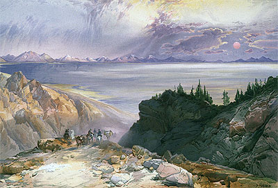 The Great Salt Lake of Utah, 1875 | Thomas Moran | Giclée Papier-Kunstdruck