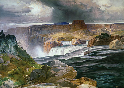 Great Falls of Snake River, 1876 | Thomas Moran | Giclée Papier-Kunstdruck