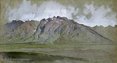 The Ruby Range, Nevada, 1879 | Thomas Moran | Giclée Papier-Kunstdruck