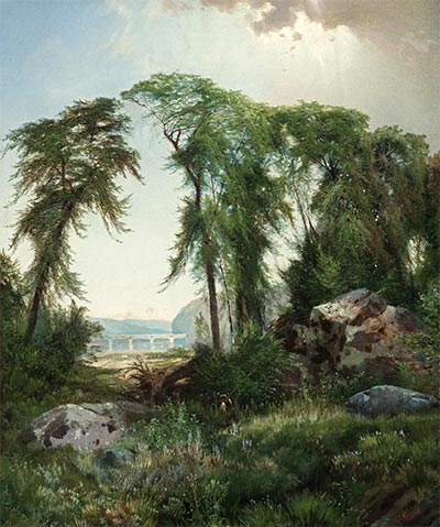Sommer auf der Susquehanna, 1862 | Thomas Moran | Giclée Leinwand Kunstdruck
