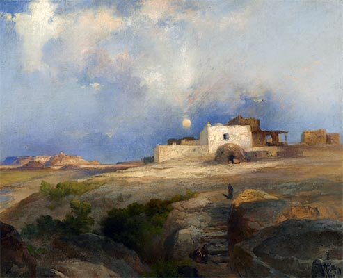 Laguna Pueblo, 1919 | Thomas Moran | Giclée Canvas Print