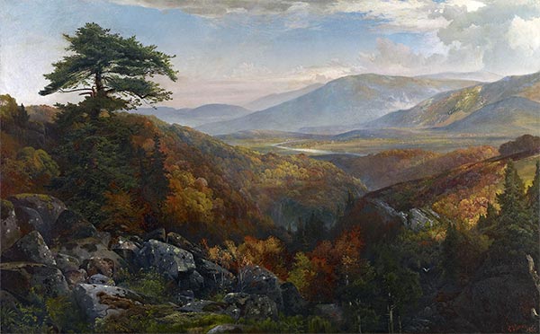 Valley of the Catawissa in Autumn, c.1862 | Thomas Moran | Giclée Canvas Print