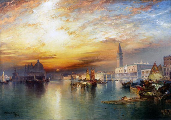Canal Grande, Venedig, 1898 | Thomas Moran | Giclée Leinwand Kunstdruck