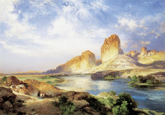 Green River, Wyoming, 1907 | Thomas Moran