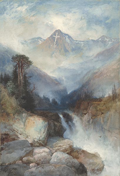 Thomas Moran | Mountain of the Holy Cross, 1890 | Giclée Paper Print