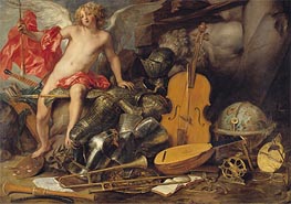 Thomas Willeboirts Bosschaert | Amor Triumphant among Emblems of Art, Science and War, c.1645/50 | Giclée Canvas Print