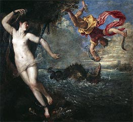 Titian | Perseus and Andromeda, c.1554/56 by | Giclée Canvas Print