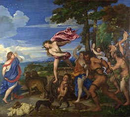 Titian | Bacchus and Ariadne | Giclée Canvas Print