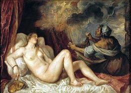 Danae empfängt den goldenen regen | Titian | Gemälde Reproduktion