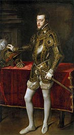 Felipe II, c.1550/51 by Titian | Canvas Print