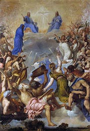Glory, c.1551/54 von Titian | Leinwand Kunstdruck