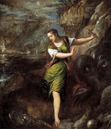 Saint Margaret | Titian | Painting Reproduction