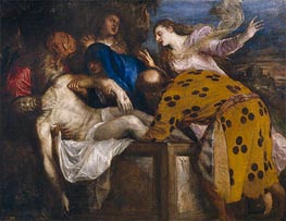 The Burial of Christ, 1572 by Titian | Canvas Print