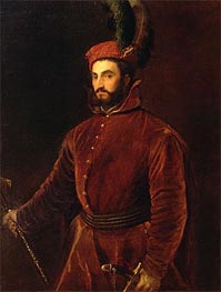 Portrait of Ippolito de' Medici | Titian | Painting Reproduction