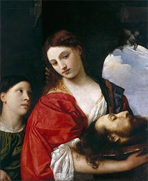 Salome with the head of St. John the Baptist | Titian | Painting Reproduction