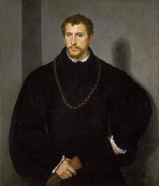 The Englishman (The Man with Grey Eyes), n.d. von Titian | Leinwand Kunstdruck