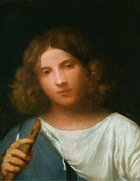 Boy with a Pipe (The Shepherd) | Titian | Gemälde Reproduktion