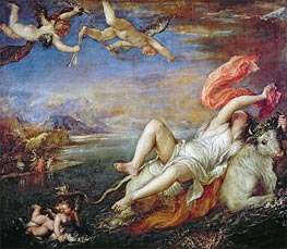 Europa, c.1559/62 by Titian | Canvas Print