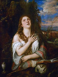 Büßende Magdalena | Titian | Gemälde Reproduktion