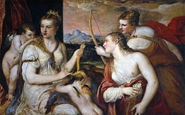 Titian | Venus Blindfolding Cupid | Giclée Canvas Print