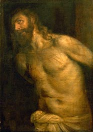 Flagellation of Christ, undated by Titian | Canvas Print