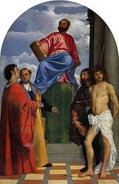 Titian | Saint Mark with other Saints | Giclée Canvas Print