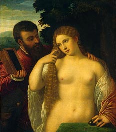 Titian | Allegory (Alfonso d'Este and Laura Dianti), undated | Giclée Canvas Print