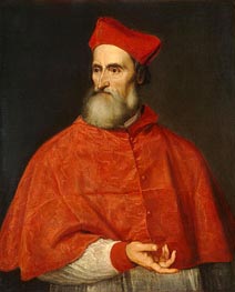 Cardinal Pietro Bembo, c.1540 von Titian | Leinwand Kunstdruck