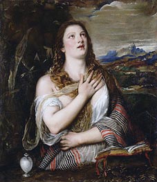 The Penitent Magdalene | Titian | Painting Reproduction