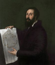 Porträt von Giulio Romano | Titian | Gemälde Reproduktion