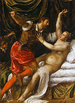 Tarquin and Lucretia, c.1571 | Titian | Giclée Leinwand Kunstdruck