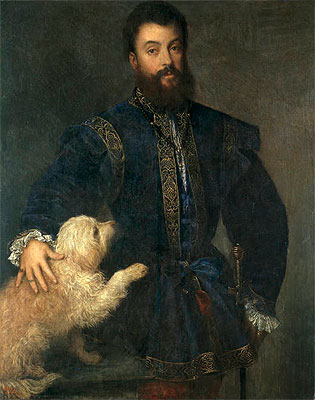 Federico Gonzaga, I Duke of Mantua, 1529 | Titian | Giclée Leinwand Kunstdruck