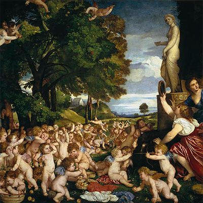 The Offering to Venus, c.1518/19 | Titian | Giclée Leinwand Kunstdruck