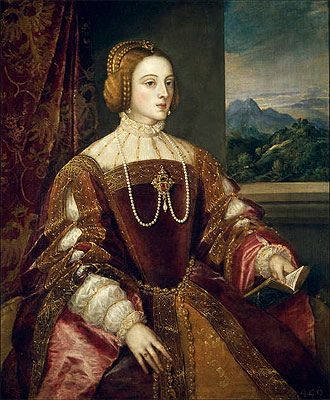 Empress Isabel of Portugal, 1548 | Titian | Giclée Leinwand Kunstdruck